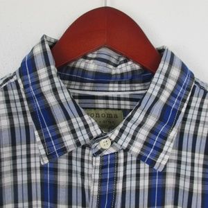 Sonoma Men's Long Sleeve Button Up Shirt Size M